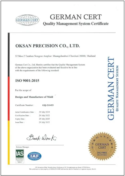 ISO Certificates